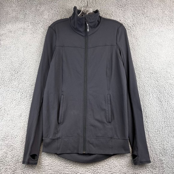 Lululemon Jacket Size 10 Full Zip Vented Packable Nylon Reflective - Picture 1 of 10
